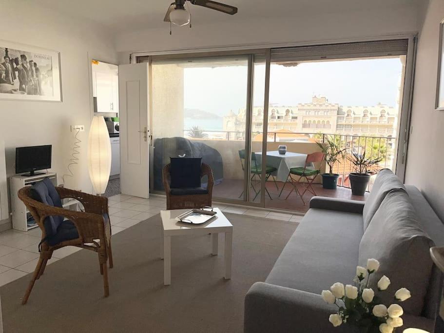 Hendaye Plage Charmant Studio 2Pers Avec Grande Terrasse Vue Mer Εξωτερικό φωτογραφία