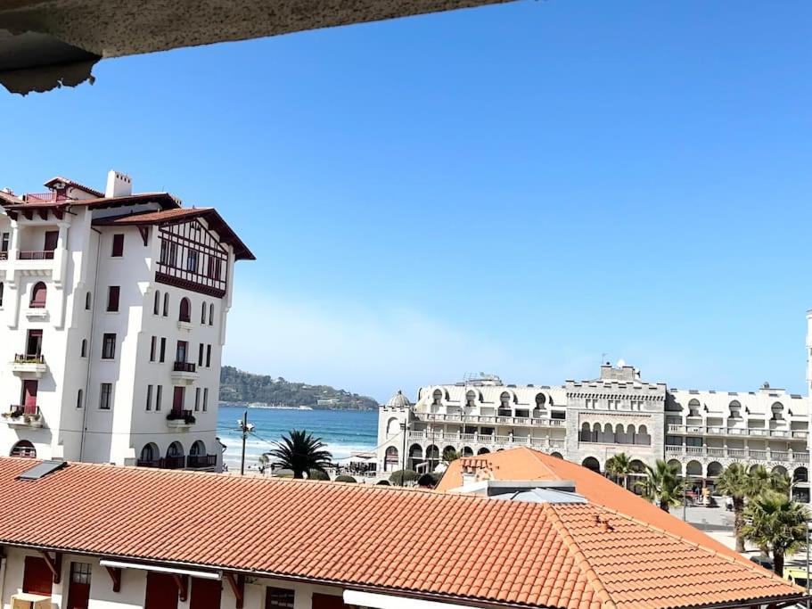 Hendaye Plage Charmant Studio 2Pers Avec Grande Terrasse Vue Mer Εξωτερικό φωτογραφία